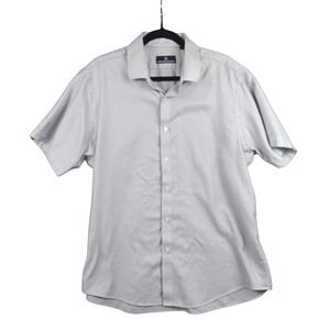 Hart Schaffner Marx XL Short Sleeve Button Up‎ Shirt Menswear